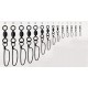 SureCatch Girella Black Crane Swivel with Snap SEBCCS