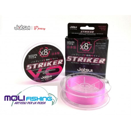 Jatsui Braid Striker X8 - Pink - 135 m