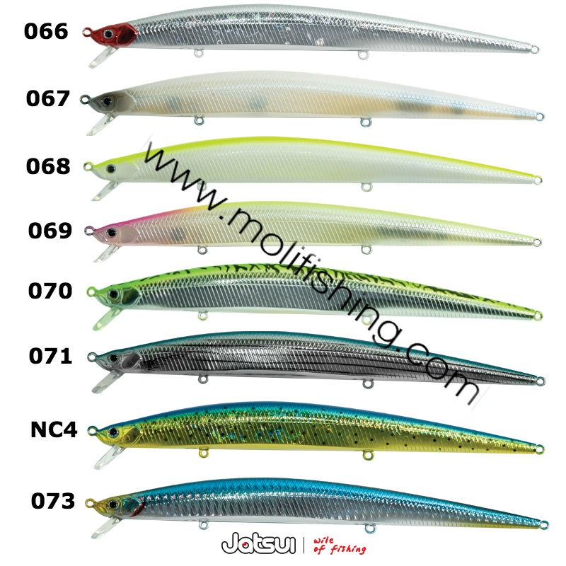 Jatsui Minnow SW TLL 180 mm - Sinking artificiale pesca spinning