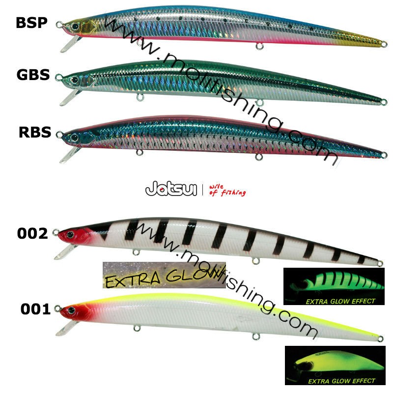 Jatsui Minnow SW LL 180 mm - Floating Artificiale pesca spinning