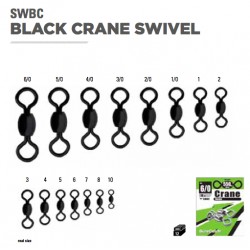 SureCatch Girella Black Crane Swivel SWBC