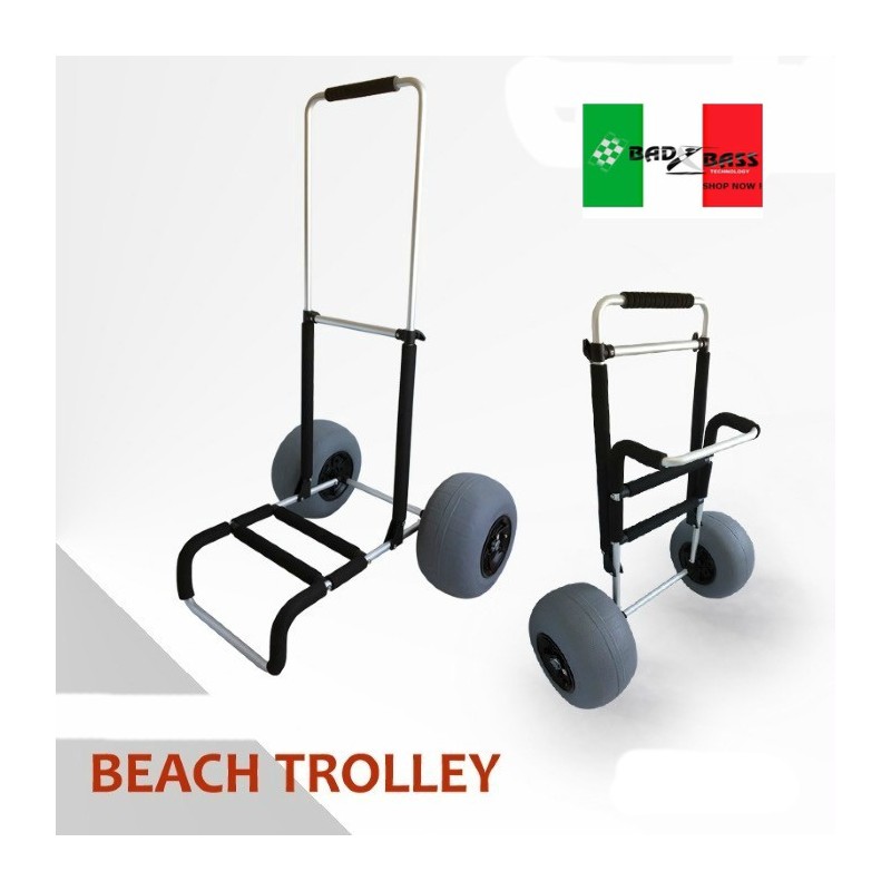 Carrello da spiaggia porta cassone Bad Bass Beach Trolley