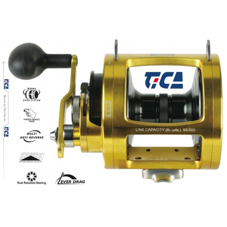 Maniglia Bilanciere Per Mulinello Da Pesca, Doppio Braccio Oscillante In Lega, Impugnatura Cava CNC, Adatto Per Mulinelli 1000-5000 (Nero Oro)