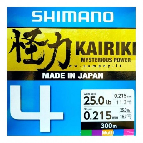 Shimano Kairiki 4 - Mantis Green 300 m