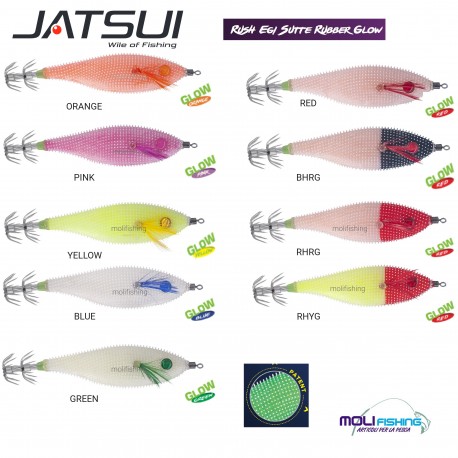 Jatsui Rush Sutte RUBBER GLOW 1.5 - 2.0
