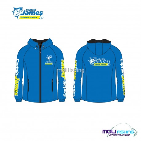 Captain James Giacca Pesante Windbreaker  Antivento e antipioggia