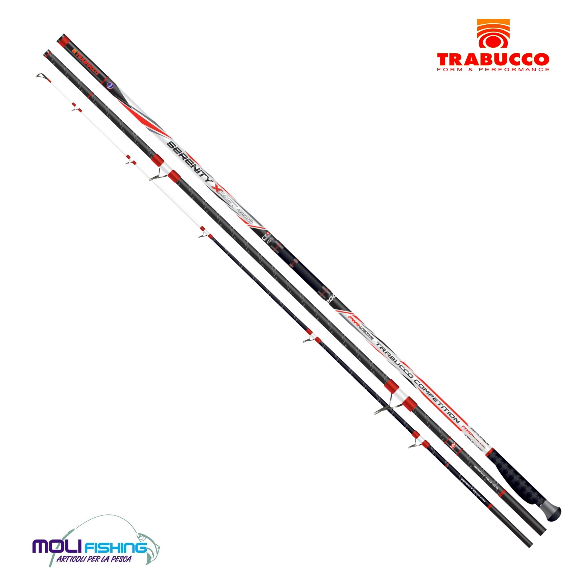 Canne de surfcasting Trabucco KRONOS PROGRESS SURF mt 4.20 gr 200 - Pescamania