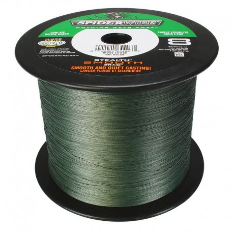 SpiderWire Stealth Moss Green Fishing Line - 0.016in | 0.40mm Strength