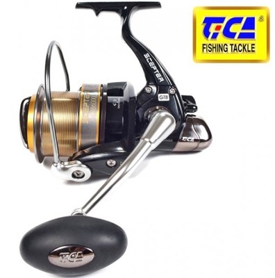 Mulinello Da Pesca Tica Scepter GTB 9000 4.1 - Nero Oro, 7+1 Cuscinetti, Frizione In Carbonio - Foto 8